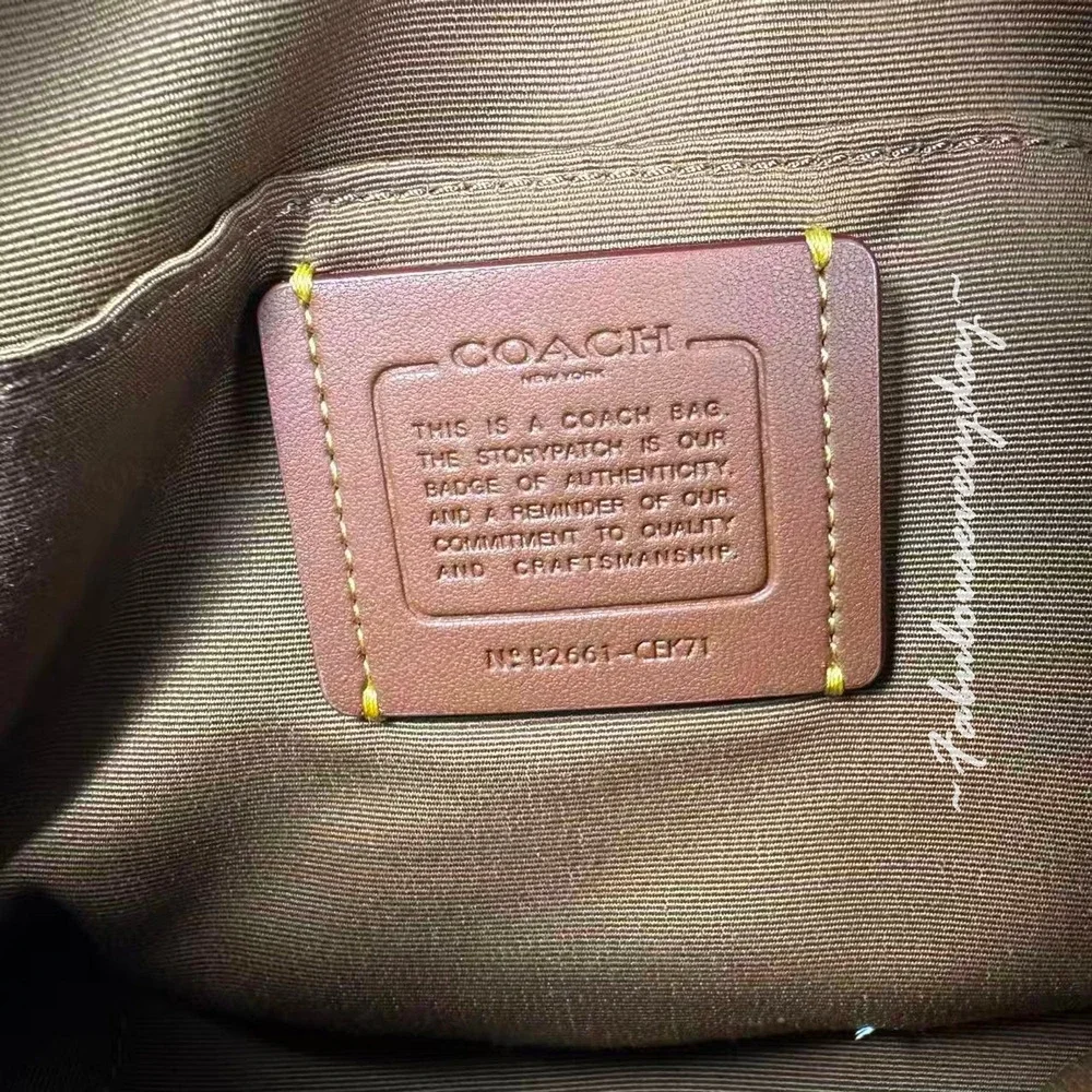 Coach Mini Carey Crossbody Bag Haircalf With Cow Print CEK71 Gold/Cow Multi NWT